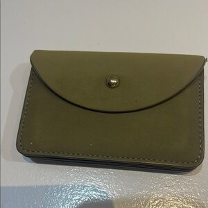 Credit card wallet in good condition per pics suede material